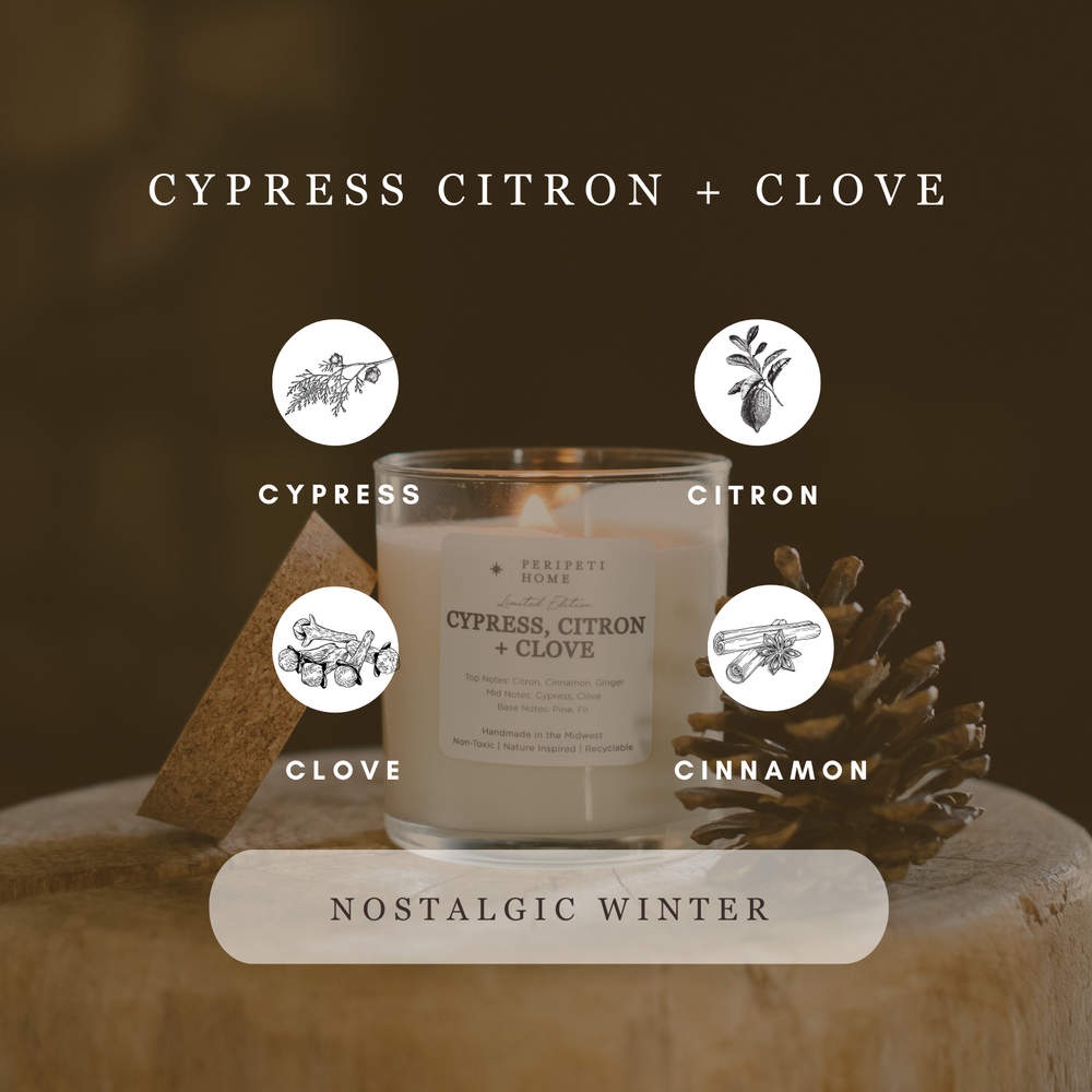 Cypress, Citron + Clove (Seasonal)